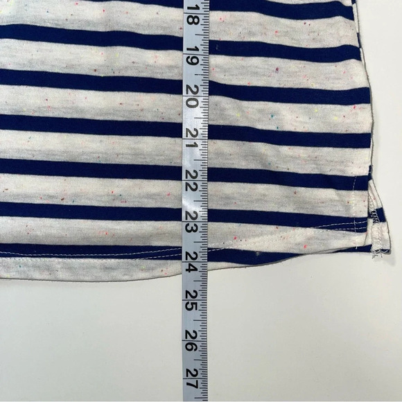 Maurices NWT 24/7 White & Blue Striped Flecked Forever Tank Top Medium Women’s - Picture 8 of 11